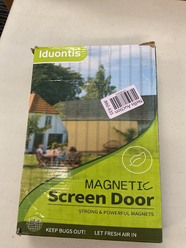 Photo 1 of Magnetic Screen Door for 72"x80" French Door, Durable Fiberglass Double Door Screen Mesh Curtain Fits Door Opening up to 70" x79‘’ Keep Bugs Out