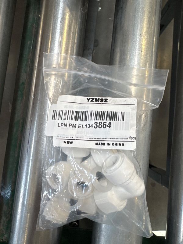 Photo 1 of YZMSZ Elbow 1/2" Female Thread to 3/8" OD Tube Quick Connector Tubing Fittings for Water Purifiers Filters Reverse Osmosis Systems accessories,5pcs.