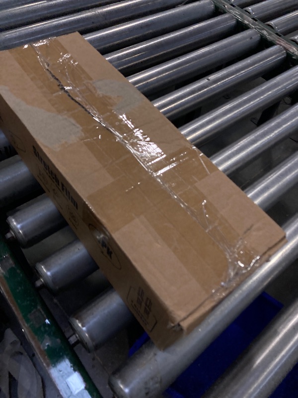 Photo 1 of Cosy Family Plastic Wrap Stretch Film Roll - 1000ft 60 Gauge Industrial Strength 15 inch Wide Clear Plastic Wrap Roll with Handles for Pallet Wrapping Shipping Moving - Clear, Pack of 1
