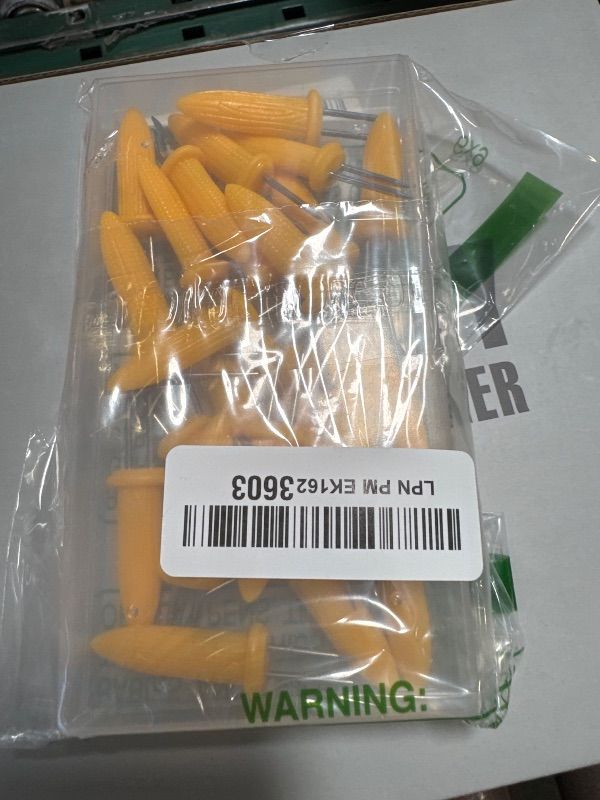 Photo 1 of 24 Pack Stainless Steel Corn Holders - Corn on the Grill & Cob Skewers for Home & BBQ Cooking
