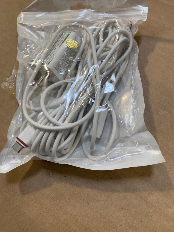 Photo 1 of 25FT Power Cord and Adapter Compatible with Ring Spotlight Cam Pro(Battery), Stick Up Cam Battery, Plug-in/ Stick up Cam Pro/ RingTilt Indoor Cam, 10W Ring Cable with Light DC Port & Type C Port