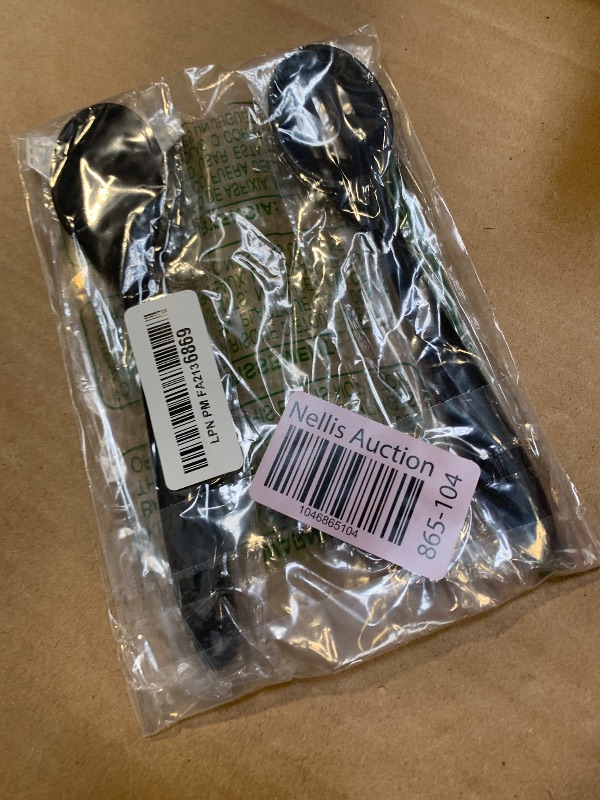 Photo 1 of 2 Pcs Silicone Cooking Spoon 7.87 Inch Cooking Utensils Set Large Non Stick Mixing Slotted Spoons Heat-Resistant Kitchen Utensils for Bake Stir Mixing Serving Draining Stirring (Black)