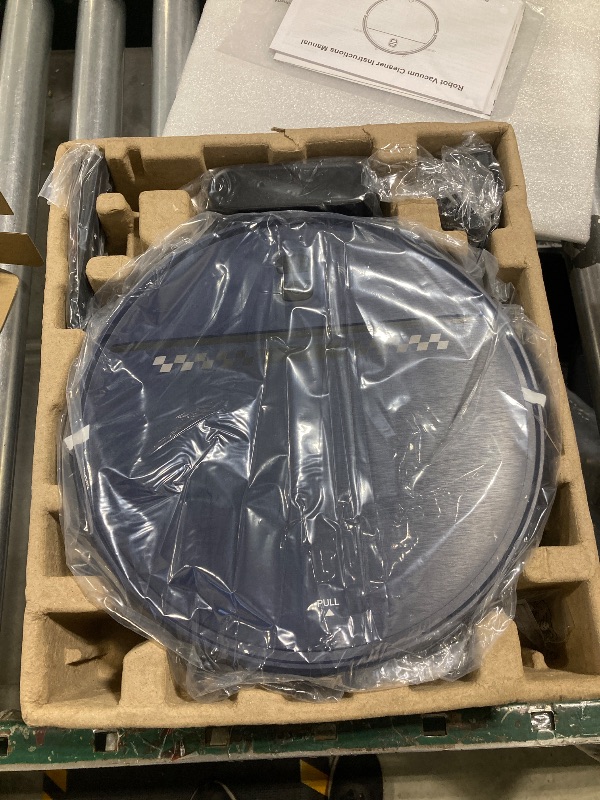 Photo 1 of Robot Vacuum and Mop Combo, 2-in-1 Mopping Robot Vacuum Cleaner with 2300Pa Suction, 2.87'' Slim Design, Wi-Fi/App/Voice Control, 3D Obstacle Avoidance&Self-Charging for Hard Floors, Carpets, Pet Hair