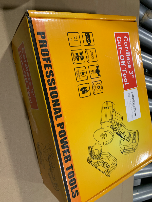 Photo 1 of 3" Cordless Cut Off Tool Compatible With DeWalt 20V MAX Battery(NO Battery) Mini Circular Saw Brushless Compact with 3" Blades,19000RPM,Removable Dust Cover for Metal/Wood/Tile/Plastic