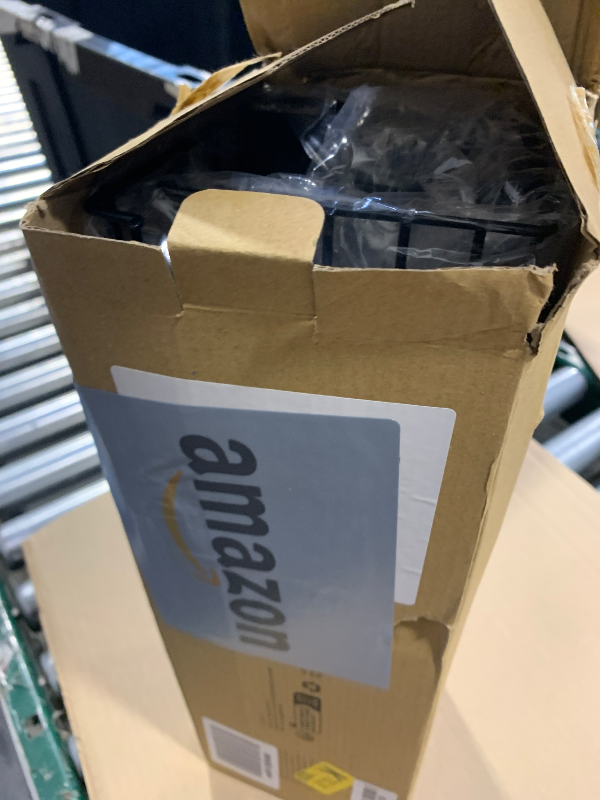 Photo 1 of 2 Pack DELAMU Under Desk Cable Management Tray, Large Metal Cord Organizer, Office & Home Cord Wire Management Under Desk Shelf, Easy Install Pre-drilled Cable Organizer, Black