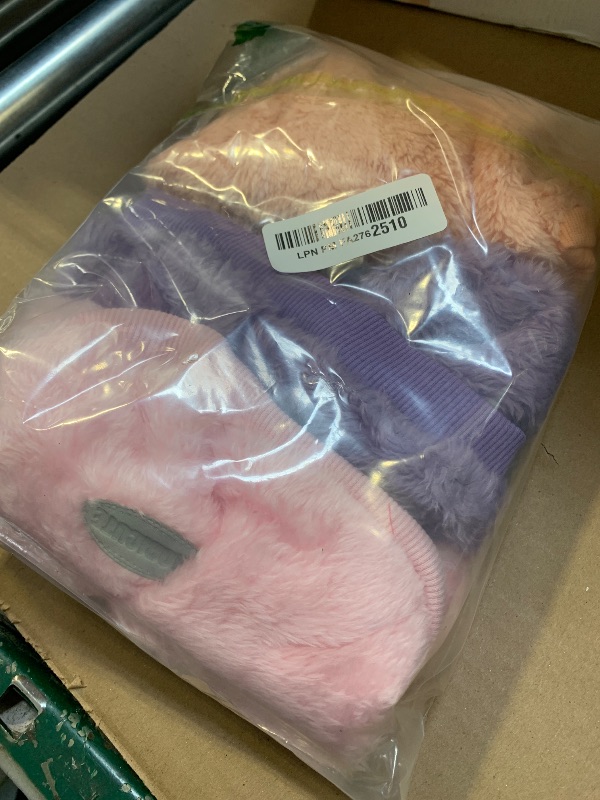 Photo 1 of 3 Pack Dog Sweater Clothes for Small Dogs Girls Boys with Reflective Strip Small Dog Sweaters Coat Soft Warm Pet Puppy Clothes Sweater (Pink+Purple+Peach, Medium)