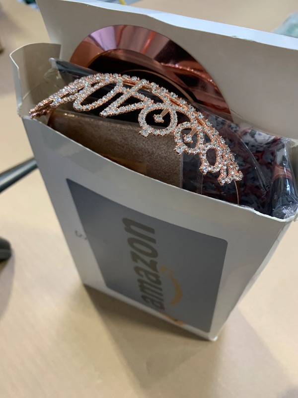 Photo 1 of 40th Birthday Decorations for Women Black Rose Gold, 40th Birthday Crown and Sash Awesome Since 1986 Banner Backdrop Balloons Cake Topper Table Sign Hanging Swirls Vintage 1986 Gifts 21pcs