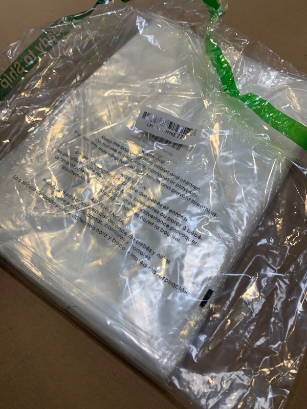 Photo 1 of  Plastic Merchandise Bags With Handles 9"x12" 1.25Mil Thick Glossy Retail Shopping Bag for Small Business, Boutique, Clothing, Trade Show, and Gifts