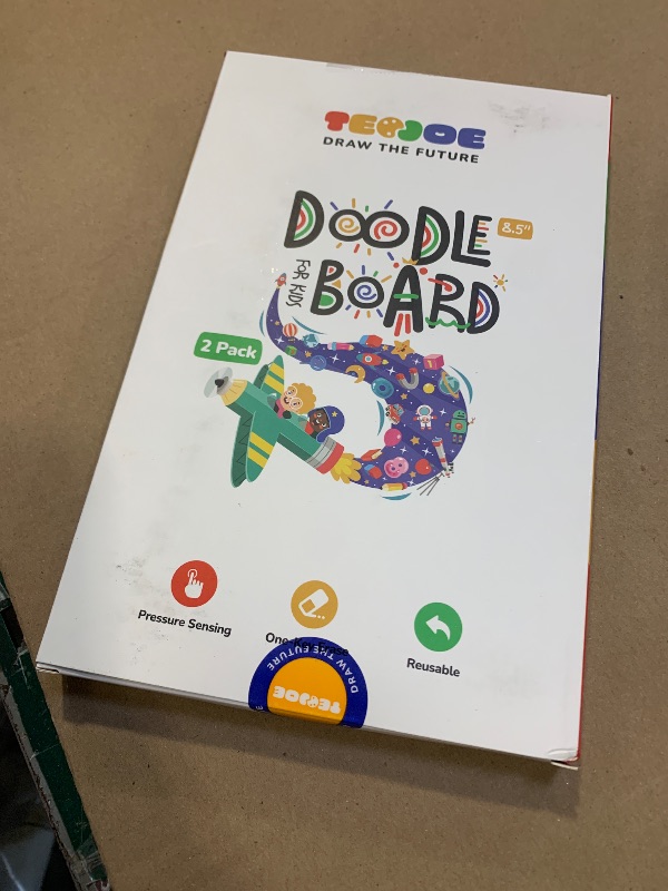 Photo 1 of 2 Pack LCD Writing Tablet, Colorful Screen Doodle Board 8.5 Inch Drawing Tablet for Kids, Learning Toys Birthday Gifts Travel Activity Games for 3 4 5 6 Year Old Boys and Girls Toddlers?Orange Blue?