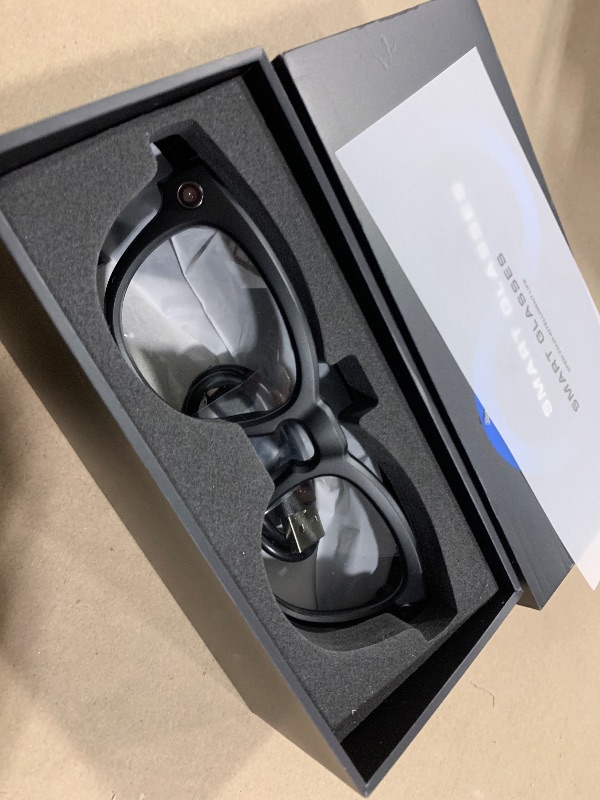 Photo 1 of AI Smart Glasses with 1080 HD Camera, Bluetooth Music & Call, Real-Time Translation in 110+ Languages, Hands-Free Video Recording Glasses with 32GB Storage, Lightweight Sunglasses for Travel & Sports