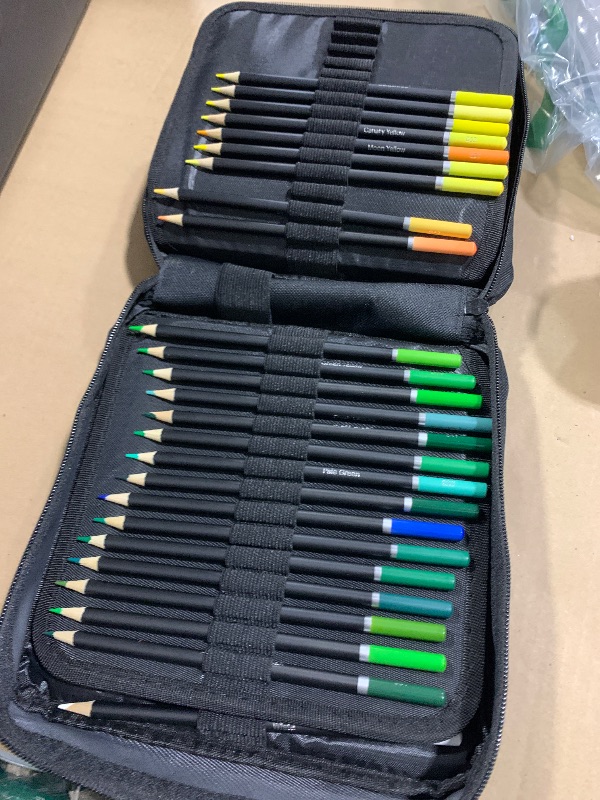 Photo 1 of 136 PCS Colored Pencils Set for Adult Coloring Books, 120 Colored Pencils with Sketchbook, Coloring Book, Sharpener, Soft Core Oil-Based Coloring Pencils for Artists Drawing Sketching Blending Shading