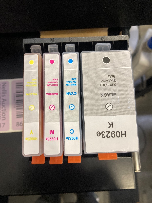 Photo 1 of 923XL (923e) Ink Cartridges Fit for HP OfficeJet Pro 8130e 8135e 8125e Printers Replacement for 923 e XL for HP923 8122e 8130 8132e 8134e 8138e 8139e 8124 8124e 8125e Black Cyan Magenta Yellow 4 Pack
