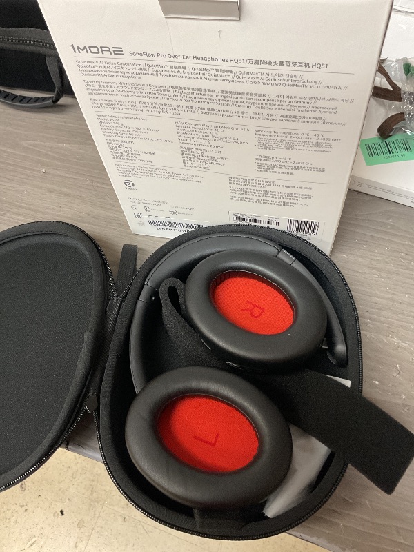Photo 1 of 1MORE SonoFlow-Pro Noise Cancelling Headphones - HQ51 Over Ear Bluetooth Headphones with LDAC for Hi-Res Wireless Audio,100H Playtime,Bluetooth 5.4,QuietMax ANC, Comfortable Fit,Clear Calls