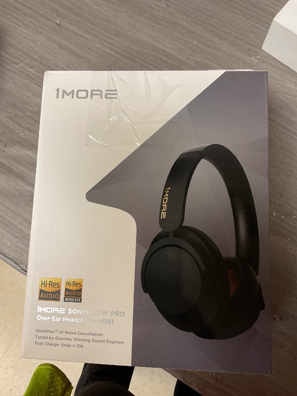 Photo 1 of 1MORE SonoFlow-Pro Noise Cancelling Headphones - HQ51 Over Ear Bluetooth Headphones with LDAC for Hi-Res Wireless Audio,100H Playtime,Bluetooth 5.4,QuietMax ANC, Comfortable Fit,Clear Calls