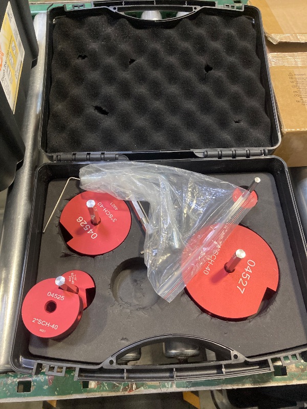 Photo 1 of 5 Piece PVC Pipe Reamer Kit With A Socket Wrench,MEIFRENSHIP 1" 1.5" 2" 3" 4 Inch Plastic Pipe Fitting Reamer Tools Contain PPR100, PPR150, PPR200, PPR300, PPR400, Fit Into Standard 3/8" & 1/4" Drills