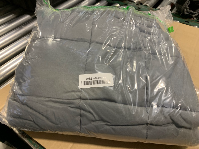 Photo 1 of  weighted blanket. 