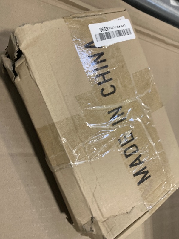 Photo 1 of 4 Pack - 8 inch White Hidden L Shelf Bracket (1/5 Inch Thicked) Iron Floating Shelf Brackets Rustic Industrial Metal Brackets for Shelf Support