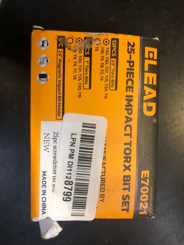 Photo 1 of Tamper Proof Torx Bit Set: 25 Pieces T5-T40 Torx Bits Set | Torx Security Bit Set | Security Torx Bit Set | Star Bits Set | 1/4 Torx Screwdriver Bit Sets