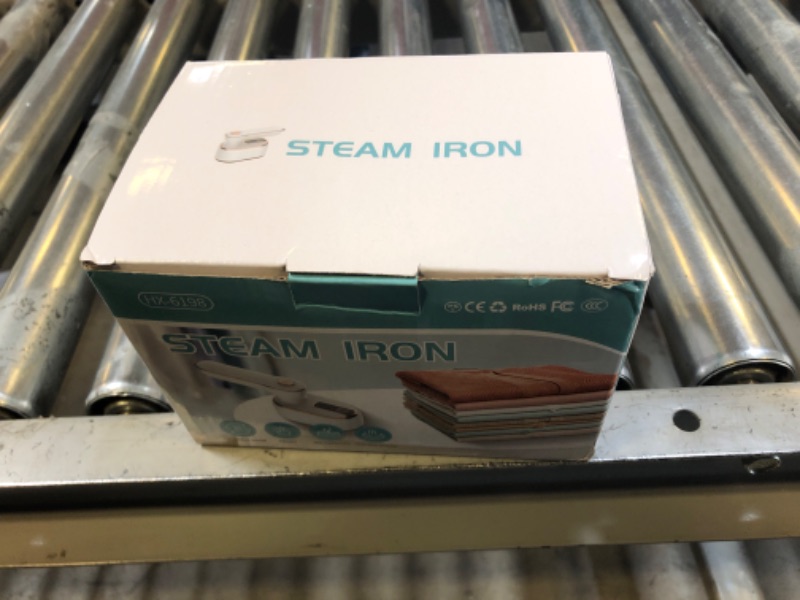 Photo 1 of Travel Steamer Iron for Clothes Mini - Portable Ironing Machine Travel Small Size Portable Steamer Travel College Dorm Home Essentials Steamer for Clothes(White)
