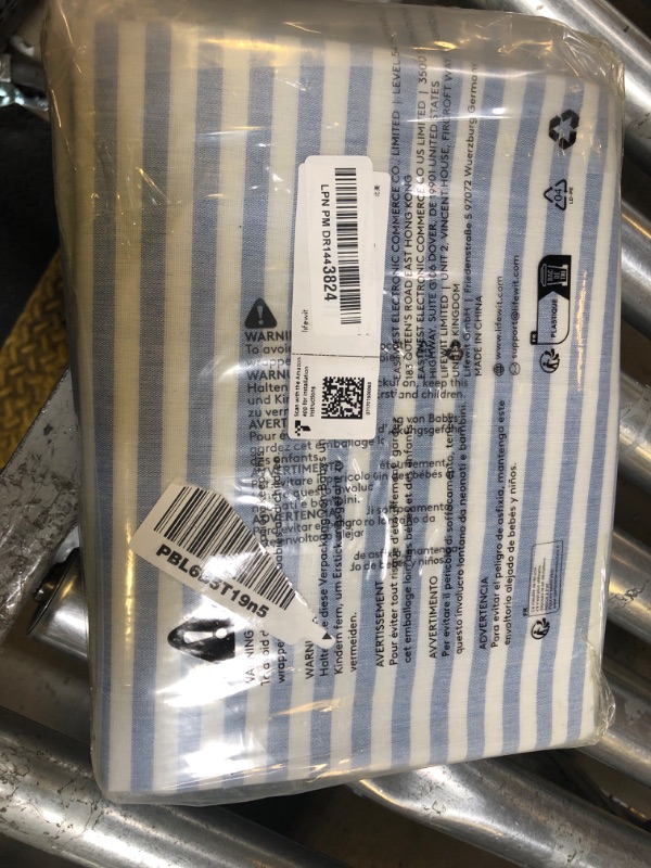 Photo 1 of Lifewit 3 Pack Laundry Hamper Large Collapsible Laundry Baskets, Freestanding Waterproof Clothes Hamper with Easy Carry Handles in Laundry Room Bedroom Bathroom College Dorm for Adults, Blue, 3 x 80L