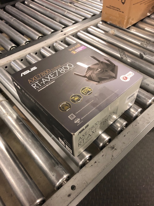 Photo 1 of ASUS RT-AXE7800 Tri-band WiFi 6E (802.11ax) Router, 6GHz Band, ASUS Safe Browsing, Upgraded Network Security, Instant Guard, Built-in VPN Features, Parental Controls, 2.5G Port, AiMesh Support