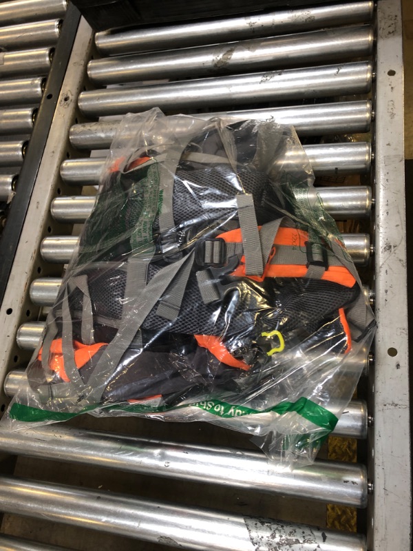 Photo 1 of Esup 50L Camping Hiking Backpack Men with rain cover 45l+5l Lightweight Backpacking Backpack Travel Backpack (Orange)