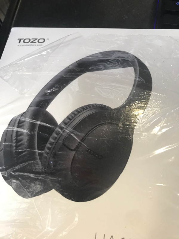 Photo 1 of TOZO Bluetooth 5.4 Over Ear Headphones, ENC Call Noise Cancelling Mic, Foldable Wireless Headset, 70H Playback, Deep Bass Stereo Sound, Customizable EQ via Button & App, for Travel and Home, Upgraded
