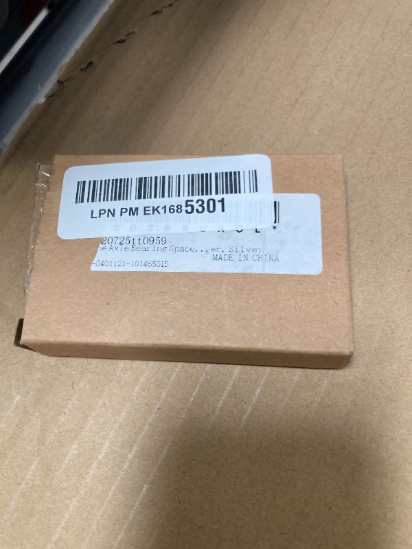 Photo 1 of PATIKIL Inline Axle Bearing Spacers, 16 Pack Skates Speed Spacer Hardware Aluminum for 8mm Axle Roller, Silver