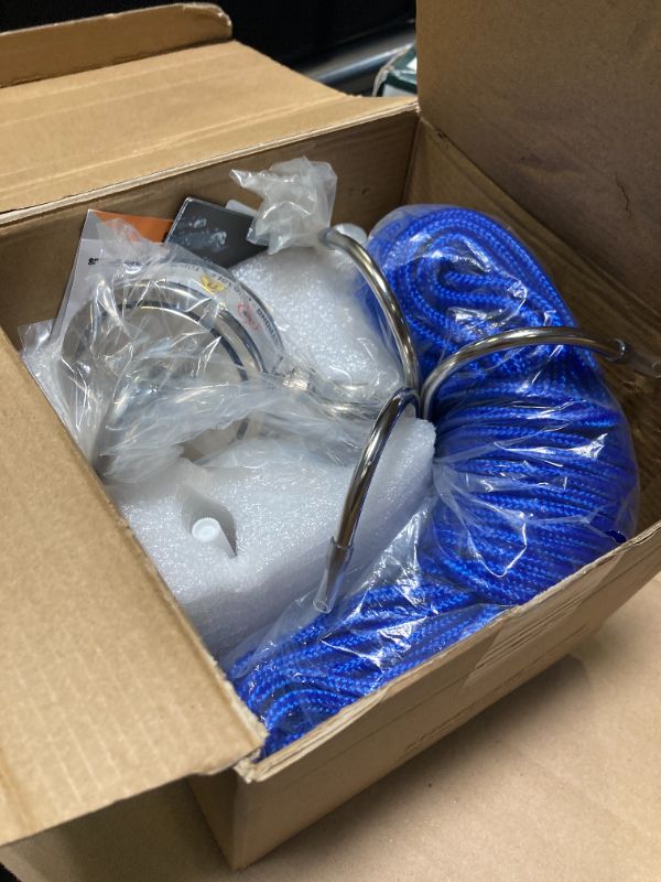 Photo 1 of 1325 lbs Large Magnet Fishing Kit | Complete Double Sided Fishing Magnet | Includes Strong Neodymium N52 Magnets, Durable 100ft Rope, Grappling Hook + More | Outdoor Treasure Hunting & Metal Detecting