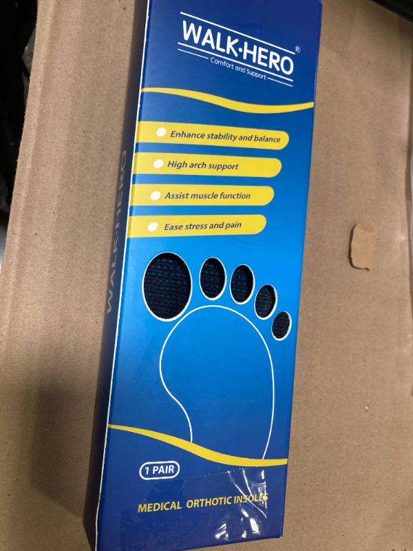 Photo 1 of Plantar Fasciitis Insoles for Men Women - Orthotics Inserts, Shoe Insoles Arch Support Flat Feet Inserts Work Boot Insoles for Standing All Day (Mens 8-8 1/2 | Womens 10-10 1/2)