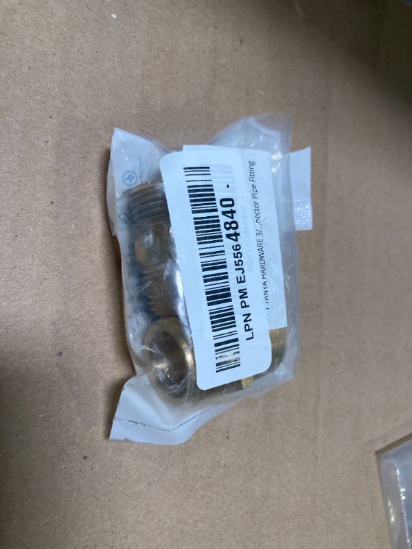 Photo 1 of T TANYA HARDWARE 3/4 Inch NPT Brass Nipple Male Pipe Fitting Adapter, Hex Nipple, (3/4 inch x 3/4 inch NPT Male, 2 Piece), Straight Connector Pipe Fitting