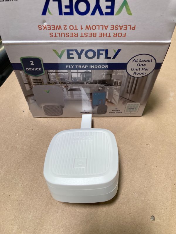 Photo 1 of VEYOFLY Fly Trap Indoor, Fruit Fly Traps for Indoors Flying Insect (1 Device ) Gnat Traps for House Indoor, Bug Zapper Indoor, Gnat Killer Catcher & Fruit Fly Killer Light Plug in