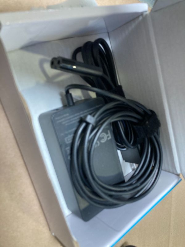 Photo 1 of 65W Surface Pro Charger Compatible with Microsoft Surface 10,9,8,7+,7,6,5,4,3,X, Windows Surface-6,5,4,3,2,1,Studio,Surface Go 3,2,1, Book 3,2,1, Support 44W 36W Laptop 10FT Power Cord