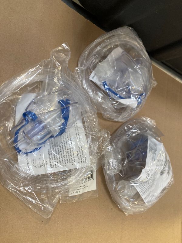 Photo 1 of ResOne 3pk Nebulizer Replacement Accessories w/Cup, Kids (Pediatric) Mask, 7' Tubing, Connector