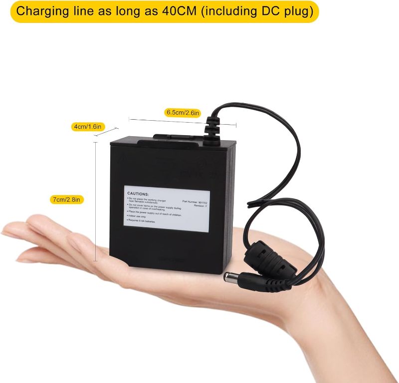 Photo 1 of Compatible with Medela Pump in Style Battery Pack, Portable Unit for 9 Volt Pump in Style Advanced Breast Pump Uses AA Batteries, Upgraded Version, for Medela Pump Battery Pack 