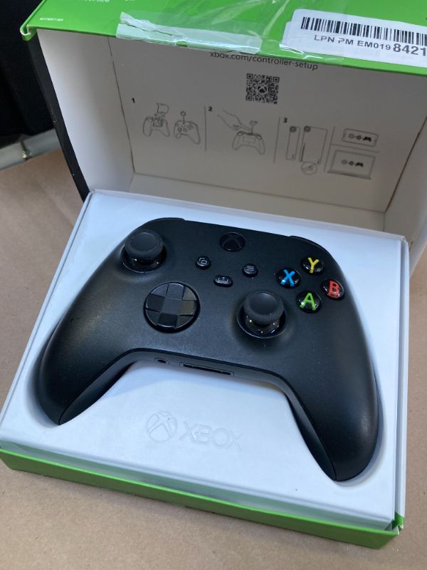 Photo 1 of Xbox Wireless Gaming Controller (2025) – Carbon Black – Play on Xbox, Windows, Android, iOS, FireTV Sticks, Smart TVs, VR Headsets