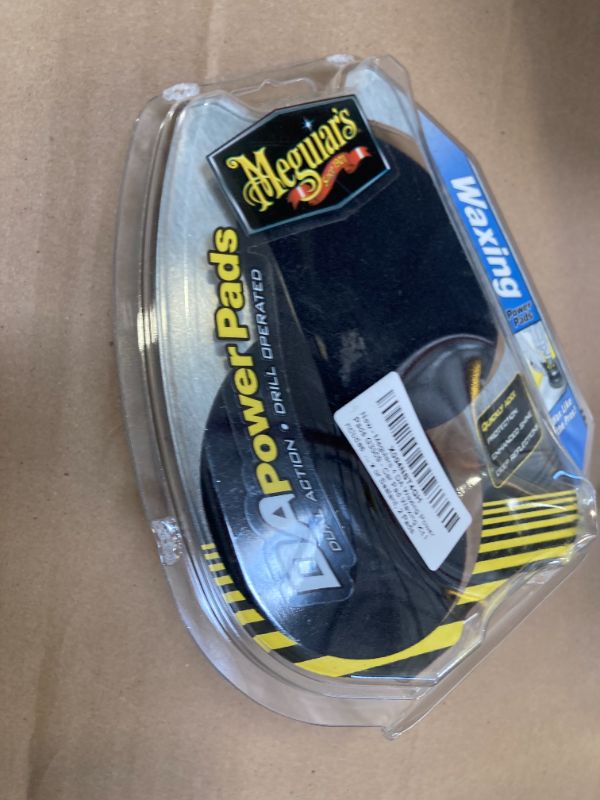Photo 1 of Meguiar’s 4” DA Waxing Power Pads G3509 - Car Pad Waxing Kit Includes 2 Foam Pads for Evenly Applying Wax Protection, Intended or DA Power System Tool and your Favorite Liquid Wax or Sealant, 2 Pads