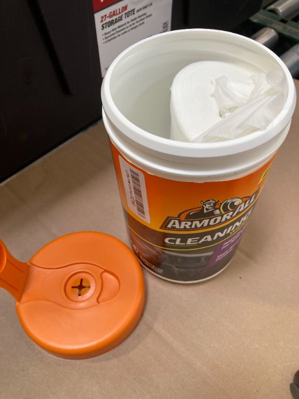 Photo 1 of Armor All Car Cleaning Wipes, Gifts for Dad, Wipes for Car Interior and Car Exterior,   Each