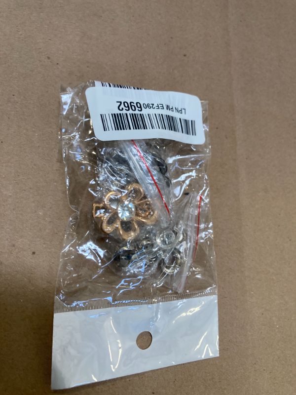 Photo 1 of 3 Sets Rhinestones Flower Pant Waist Tightener Jean Buttons for Loose Jeans,Cute Flowers Buttons for Jeans Button Pins for Jeans Crystal Floral Jean Button Replacement Pants Waist Tightener for Jeans