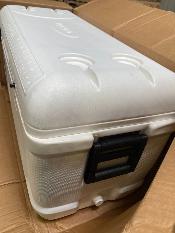 Photo 1 of Igloo 150 QT Latitude Marine Hard Side Cooler, White
