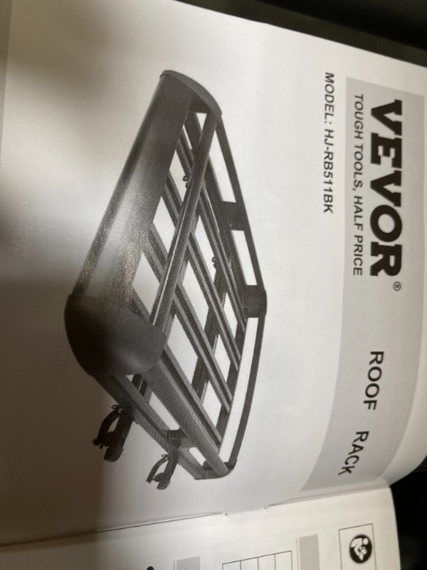 Photo 1 of VEVOR Cross Bars Roof Rack  Model HJ-RB511BK
