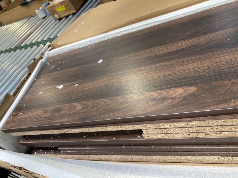 Photo 1 of Mainstays 71" 5 Shelf Bookcase, Canyon Walnut
