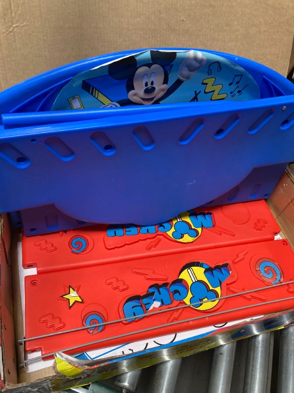 Photo 1 of Disney Mickey Mouse Plastic Sleep and Play Toddler Bed by Delta Children