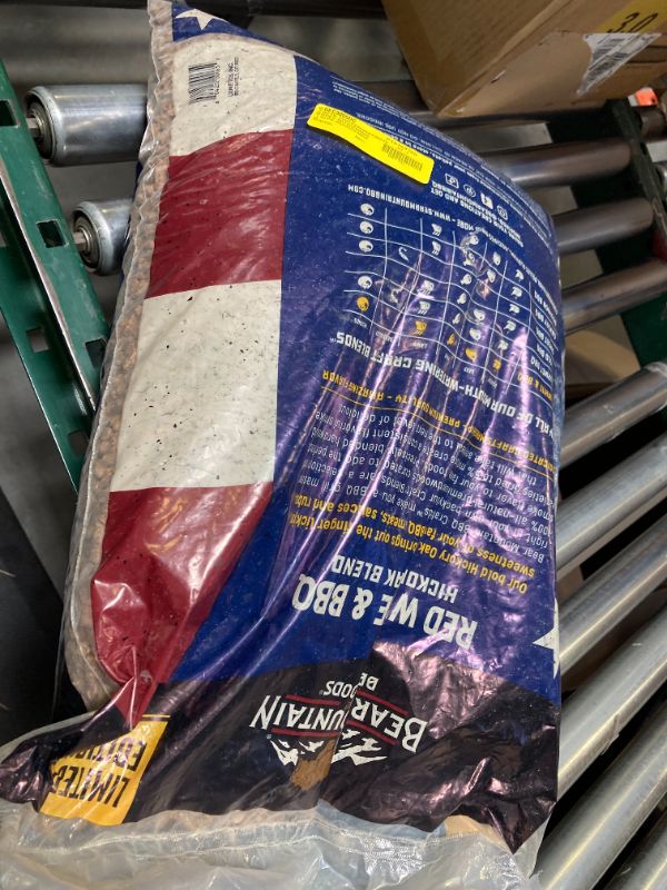 Photo 1 of Bear Mountain BBQ Limited Edition Red White & BBQ Wood Pellets, 20 Pounds, Blue