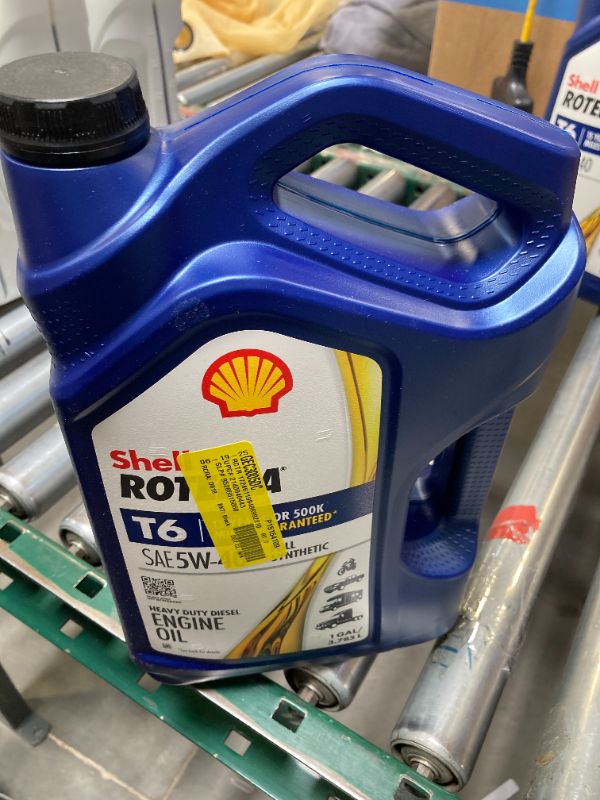 Photo 1 of Shell Rotella T6 Full Synthetic 5W-40 Diesel Engine Oil, 1 Gallon