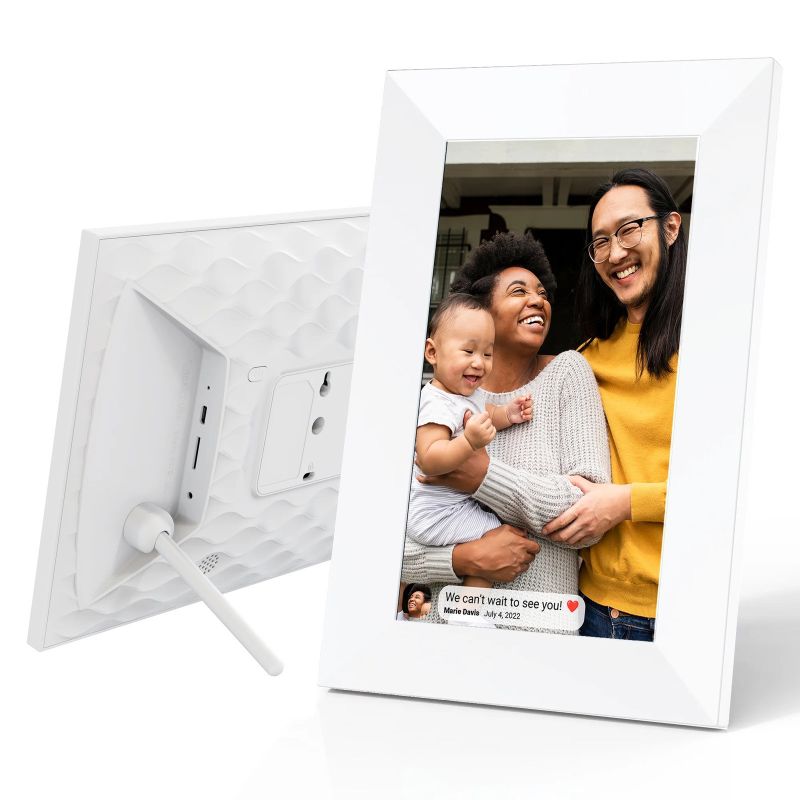 Photo 1 of Onn. 100147212 10" Wi-Fi Digital Picture Frame, White
