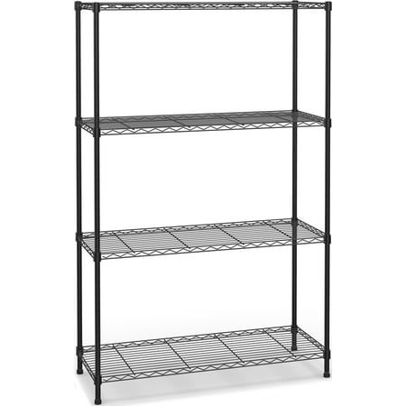 Photo 1 of Qunler 4-Tier Storage Shelf Unit 54 H X 36 W X 14 D Garage NSF Wire Shelving Steel Storage Shelves Heavy Duty Height Adjustable for 600lbs Capacity
