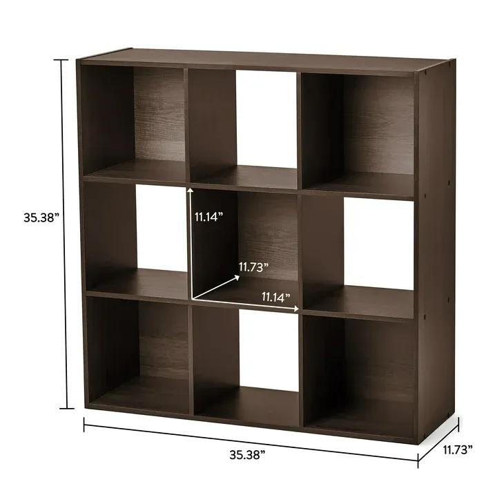 Photo 1 of Mainstays 9 Cube Storage Organizer, Black
