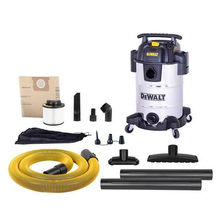 Photo 1 of Dewalt DXV08SA Stainless Steel Wet/Dry 8-Gallon 5 HP Vacuum  