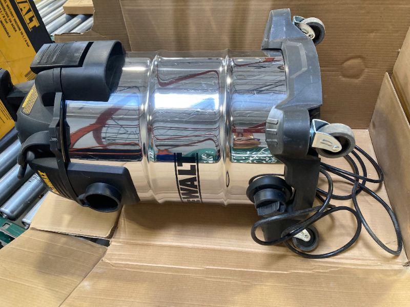 Photo 1 of Dewalt DXV08SA Stainless Steel Wet/Dry 8-Gallon 5 HP Vacuum  